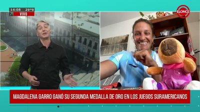 Magdalena Garro gan&oacute; dos oros y ya se enfoca en el Mundial de Marat&oacute;n